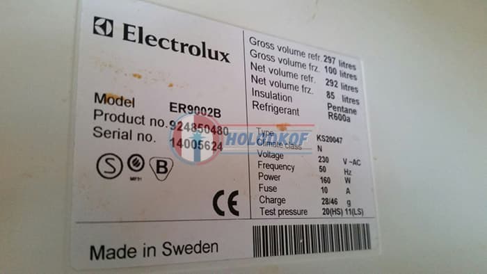 Ремонт холодильника Electrolux ER9002B